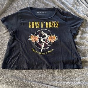 Guns N Roses Crop Top